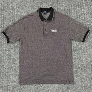 Miami University Shirt Mens M Made USA NCAA College Vantage Polo Short Sleeve